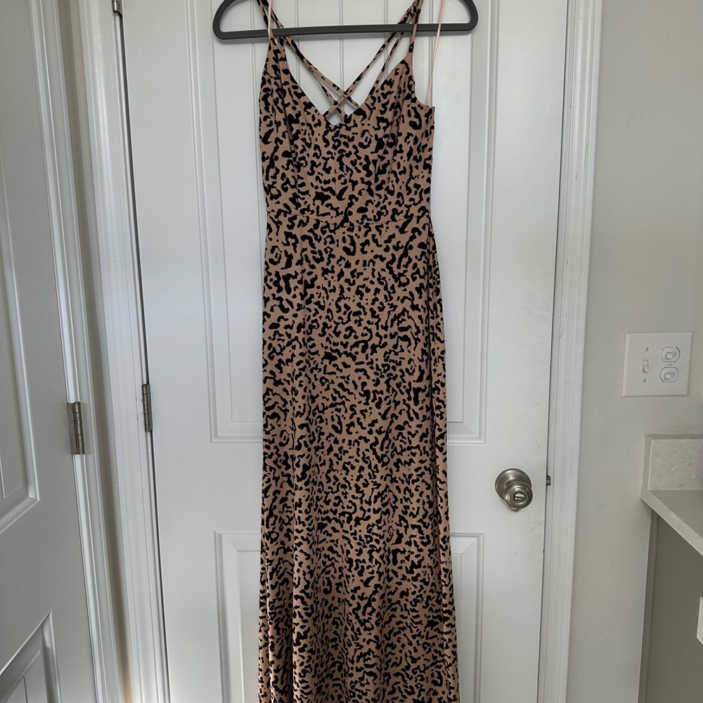 Leopard Print Maxi Dress - Picture 5 of 5